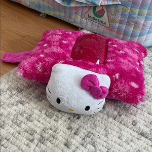 Hello Kitty Pink Plush Pillow Lights up